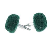 MAGICLULU 2 Pièces Roue Abrasive à Tête Champignon Verte pour Polissage et Décapage Outil Rotatif pour Bijoux Inox et Métaux Lot