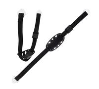 MAGICLULU 2 pièces Sangle Mentonnière de Casque Chantier Noire Lot Jugulaire Élastique et Boucle de Protection Remplacement Robuste pour Casque de Construction et Vélo