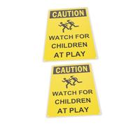 MAGICLULU 2 Pièces Slow Down Warning Signs For Children Safety Signs With Reflective Coating For Playgrounds Parks And Residential Streets