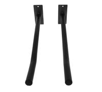 MAGICLULU 2 Pièces Support Mural en Métal Noir Multi-Usage | Design Renforcé à Plusieurs Niveaux, pour Salles de Jeux et Couloirs Sportifs, Finition Moderne