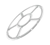 MAGICLULU 2 Pièces Support Pour Casserole De Lait De Plein Air Pouvez Réducteur De Gaz Café Brûleur De Cuisinière Expresso Cuisinière à Gaz Portable Universel Alliage De Zinc Silver