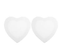MAGICLULU 2 Pièces Tableau de Peinture Créative de Cœur, Toiles en Coton et Bois, Dimensions 30cm, pour Artistes Adultes Hommes et Femmes