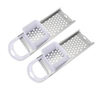 MAGICLULU 2 Pièces Ustensile Cuisine Râpe à Spaetzle Inox en Acier Inoxydable Facile à Utiliser Sécurisée pour Fabrication de Boules de Pâte et Nouilles Maison