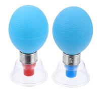 MAGICLULU 2 Pièces Ventouses Corps, Dispositif de Ventouses Corporelles en Pp, Bleu, pour Salon de Beauté et Usage Domestique, Favorise la Circulation Sanguine Déblocage des Méridiens