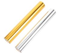 MAGICLULU 2 Rouleaux Papier de Transfert Thermocollant DIY Aluminium Transfert de Métallique Compatibles pour Projets Créatifs et Scrapbooking
