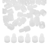 MAGICLULU 20 Goujons de Meuble en Nylon Écrous Pré-Insérés Kit de 20 Pièces pour Assemblage d'Écrou à Goujons Connecteurs de Quincaillerie pour Charnières d'Armoires Installation Rapide