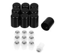 MAGICLULU 20 Pièces Accessoires pour Bouteilles Huile Essentielle Dents avec Bille Roulante et Capuchon Anti-poussière Rechargeables et Étanches pour Diffusion Aromathérapie à Domicile