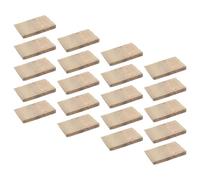 MAGICLULU 20 Pièces Cale en Bois Marron Triangulaire pour Poignée de Marteau, Coin Conique Renforçant la Fixation, Réparation Rapide et Support Sécurisé en Atelier