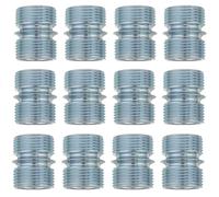 MAGICLULU 20 Pièces Connecteurs pour Étagères Métalliques Od Raccords à Double Filetage pour Extension de Rayonnage Accessoires de Remplacement pour Systèmes de Rangement Fil Métallique