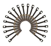 MAGICLULU 20 Pièces Crochets Muraux Robustes en Fer pour Rangement D’outils de Jardinage et Garage, Espace de Stockage Solide et Solide, pour Suspendre Équipements Lourds