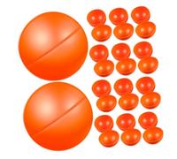 MAGICLULU 20 pièces de Loterie Plastique Creuses Orange Accessoires de Jeux de Groupe pour et Activités Sociales
