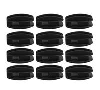MAGICLULU 20 Pièces Isolateur de Poteau d'angle Résistance Météo Élevée pour Clôture Électrique en Plastique Noir et Design Précis, pour Système de Clôture Extérieur