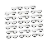 MAGICLULU 20 Pièces Lot de Roulettes pour Porte Coulissante Acier Inoxydable Poulies Robustes à Double Galet Remplacement pour Vitrine Armoire et Meuble Exposition Silencieuses et Durables