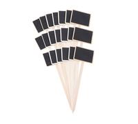 MAGICLULU 20 pièces Mini Tableau Ardoise pour Jardinage Étiquettes Décoratives Marqueurs de Plantes Accessoires DIY pour et Décorations Maison