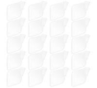 MAGICLULU 20 Pièces Séparateurs D'étagères de Réfrigérateur Installation sans Effort en Plastique Transparent, Réglables et Stables pour Organisation Facile des Boissons et Canettes
