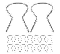 MAGICLULU 200 clips de fixation pour manivelle de lève-vitre : clips de fixation métalliques pour automobile - pour manivelle de lève-vitre pour panneaux et garnitures de portières de voiture