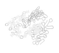 MAGICLULU 200pcs Curtain Tracks Crochets De Plafond Crochets À Rouleaux De Piste De Plafond pour Rideaux Smooth Glider Rideaux Tracks Rouleaux pour Les Séparateurs Ou Les Rideaux De Placard
