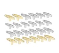 MAGICLULU 24 Pièces Clé de Remontage pour Boîte à Musique Accessoires Universels de Remplacement Tige T pour Réparation Mécanisme Musical et Globe de Neige