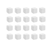MAGICLULU 24 Pièces Cube de Calcium Naturel Ne Pollue Pas l'eau Minéral Blanc Longue Durée pour Tortues Terrestres et Aquarium pour Réservoir à Tortues