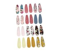 MAGICLULU 24pièces Barrette Fille Tissu Avec Motif Floral Accessoires Cheveux Mignons Pour Garçon Fille Épingle à Cheveux Pour Et Petites