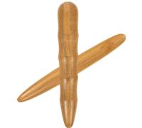 MAGICLULU 2pcs Bâtons de Massage Manuels en Bois Naturel pour Réflexologie, Soulage la Fatigue et Détend le Corps Après une Longue Marche