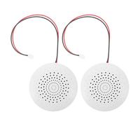 MAGICLULU 2pcs Mini Haut-Parleur 8 Ohms 1w avec Fils Conducteurs, Design Compact Portable en Plastique et Métal, Remplacement pour Projets Électroniques et Interphone