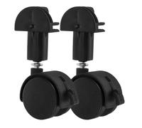 MAGICLULU 2pcs Roues de Remplacement pour Cages à Roulettes en Fer et Plastique, Pivotantes, sans Abîmer le Sol, pour Cage à Animaux Domestiques