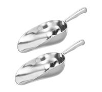 MAGICLULU 2pièces Cuillère à Glace Alliage Aluminium Lot Pour Cuisine Et Buffet Outil De Service Pour Céréales Et Glaçons
