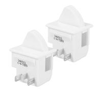 MAGICLULU 2pièces Interrupteur de Porte de Réfrigérateur à Bouton-poussoir Momentané Remplacement pour Lumière de Porte Normalement Fermé pour Réfrigérateur Congélateur