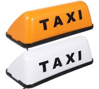 MAGICLULU 2pièces Lampe De Toit Taxi Rétro Signe Lumineux Décoratif Pour Voiture De Taxi Éclairage Et Pratique Pour Véhicule De Transport