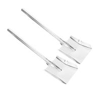 MAGICLULU 2pièces Pelle Métallique Multifonctionnelle Petite Pelle à Terre Cendres Pour Cheminée Déneigement Et Jardinage