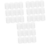 MAGICLULU 3 Ensembles Bouteille Solide Hdpe Bouteille De Pilules Réutilisable Bouteilles Conteneurs Petit Vis Stockage Détient Portable Récipient Comprimés Poudre Pehd Blanche 12 Pièces * 3
