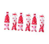 MAGICLULU 3 Ensembles Couvercle De Bouteille De Vin Boire Couvre-Bouteilles pour La Saint-Valentin Étiquettes De Vin pour Bouteilles Hydraulique Bouteille d'eau Nains Acrylique 2 Pièces * 3