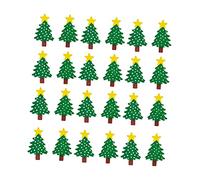 MAGICLULU 3 Ensembles Décorations De Noël en Perles De Bois pour Sapin De Noël Fausses Vignes Décorations pour Sapin De Noël Boules Transparentes De Noël Boules 50 pièces * 3