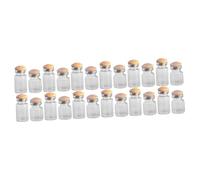 MAGICLULU 3 Ensembles Mini Bouteilles Verre Décoratives pour Maison De Accessoires De Décoration Miniature pour Créer Une Ambiance Réaliste 8 Pièces * 3