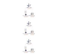 MAGICLULU 3 Ensembles Ornement De Modèle De Voile Terrarium Bagatelle Décor Modèle De Bateau Nautique Plusieurs Bateau À Voile Gros Coquillages Voilier De Bureau Océan Mer Coton 3 Pièces * 3