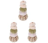 MAGICLULU 3 Ensembles Pot D'oursins Succulents Base De Bonsaï Petit Récipient Gamin Coquillage Spécimen D'oursin Décorations Accessoire Photo Oursins Décoration Oursins Coquille 5 Pièces * 3