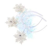 MAGICLULU 3 pièces Bandeaux de Noël Feutre avec Pailletés Roses Accessoires de Cheveux Festifs pour Garçon Fille et Adultes Décoration Hiver et Confortable