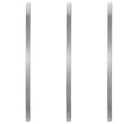 MAGICLULU 3 Pièces Barre de Support Panoramique 21 Pouces | Séparateur de Buffet, Structure Coudée à Angle Droit, Finition Brossée Argentée, pour Bacs et Tables Froides