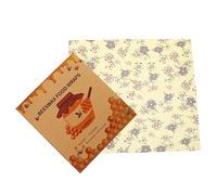 MAGICLULU 3 Pièces Beeswax Bowl Cover Film Réutilisable Cire Abeille pour Conservation Alimentaire Lavable et Alternative Écologique Aux Films Plastiques pour Cuisine Maison