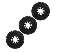 MAGICLULU 3 Pièces Enrouleur de Câble Portable en PC Noir Grosse Capacité, Support de Rallonge Pratique pour Rangement de Bobines à Usage Domestique