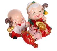 MAGICLULU 3 pièces Figurines Décoratives pour Gâteau Ornements Cartoon pour Cupcake Décorations Multifonctions pour Jardin Pot de Fleurs Voiture et Intérieur Figurines Chinoises