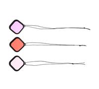 MAGICLULU 3 Pièces Filtre pour Objectif de Plongée pour Caméra Sportive 8e | Boîtier de Protection Étanche en Plastique, Haute Transparence et Reproduction des Couleurs, Photo Sous-marine