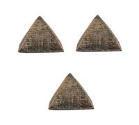 MAGICLULU 3 Pièces Jouets bac à Sable charnière décorative Jouets Miniatures Mini-Jouets pour Enfants Sculpture Ancienne Pyramide égyptienne Statue de Pyramide de Bureau résine Golden