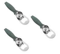 MAGICLULU 3 Pièces Ouvre Ampoule Inox avec Poignée Plastique Ouvre Flacon Réutilisable pour Infirmiers Outil Polyvalent pour Bouteilles de Perfusion et Saline