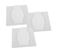 MAGICLULU 3 Pièces Support De Fleurs Séchées Pot à Fleurs Suspendu Vase Mural White