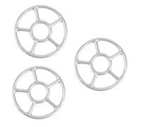 MAGICLULU 3 Pièces Support Pour Casserole De Lait Diffuseurs Domestiques Anneau De Support De Cuisinière à Gaz Poêles Support Sans Poêle Travailler Sur Grille Anti-dérapante De Zinc