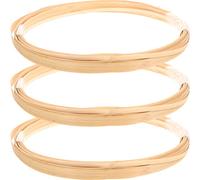 MAGICLULU 3 Rouleaux De Bandes De Rotin Bandes De Fines Bobines De Roseau Plat Panier En Osier Tissage Fournitures 0. 5Cm + 1Cm + 1. 5 Cm (Jaune)