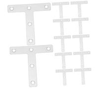 MAGICLULU 30 Pièces Équerre t Équerre Angle Acier Inoxydable Plaque De Jonction pour Meubles Projets De Bricolage Et Étagères