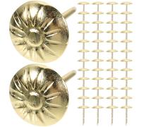 MAGICLULU 300 Clous de Tapissier en Fer Doré Vintage, Punaises Décoratives pour Meuble, 10 Mm, Accessoires pour Tapisserie et Ameublement, pour Canapé et Tête de Lit